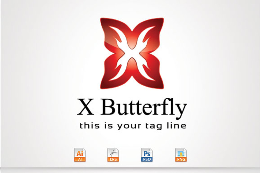 (X Letter Logo in Logo Templates - product preview 8