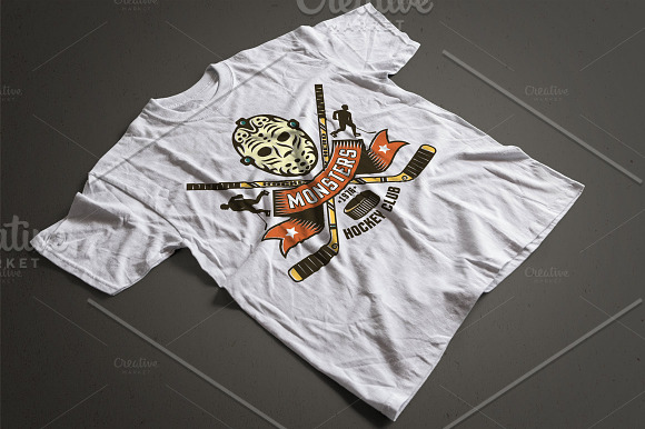 Hockey Logo Bundle in Logo Templates - product preview 4