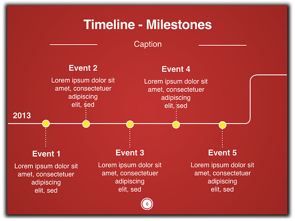 Bold Red Statement in Keynote Templates - product preview 4