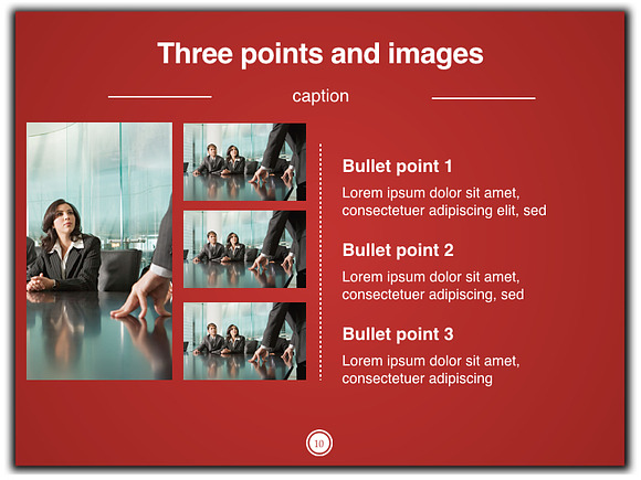 Bold Red Statement in Keynote Templates - product preview 5
