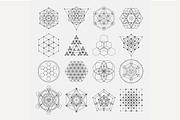 Sacred geometry design elements