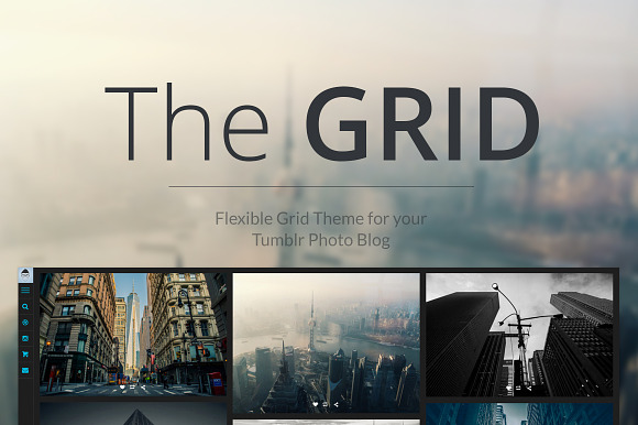 The GRID - Tumblr Theme in Tumblr Themes - product preview 4