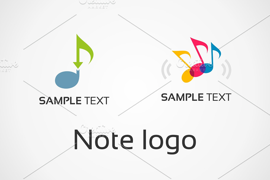 Note logo in Logo Templates - product preview 8