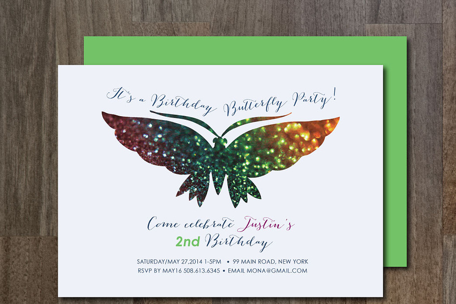 Birthday Invitation in Card Templates - product preview 8