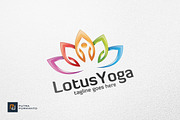 Lotus Yoga - Logo Template