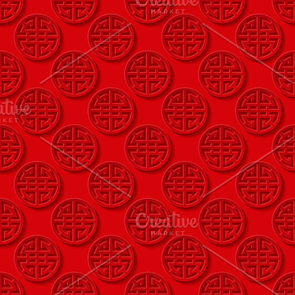 Set of Chinese seamless patterns in Patterns - product preview 1