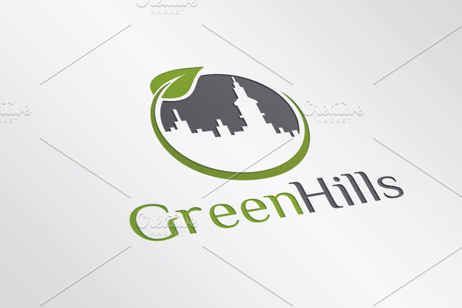 GreenHills - Logo Template in Logo Templates - product preview 8