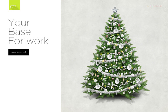 Christmas Tree Creator Mock-up in Scene Creator Mockups - product preview 3