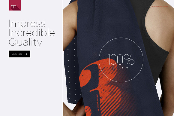 Gym Towel Mock-up in Product Mockups - product preview 4