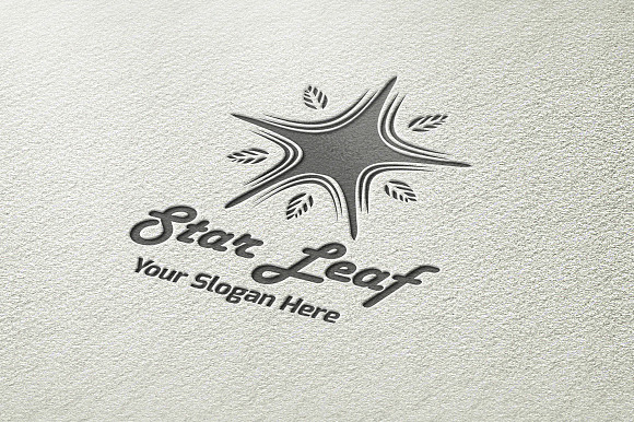 Star Leaf Logo in Logo Templates - product preview 3