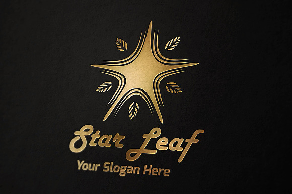 Star Leaf Logo in Logo Templates - product preview 4