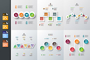 Diagrams for business infographic v4
