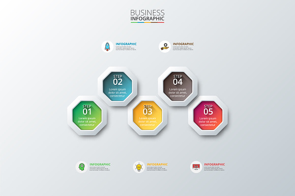 Diagrams for business infographic v4 in Presentation Templates - product preview 6