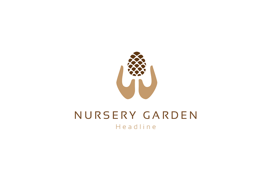 Nursery garden logo. in Logo Templates - product preview 8
