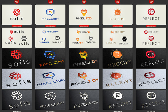 37 Vector Logo Templates in Logo Templates - product preview 1