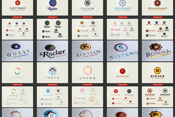 37 Vector Logo Templates in Logo Templates - product preview 3