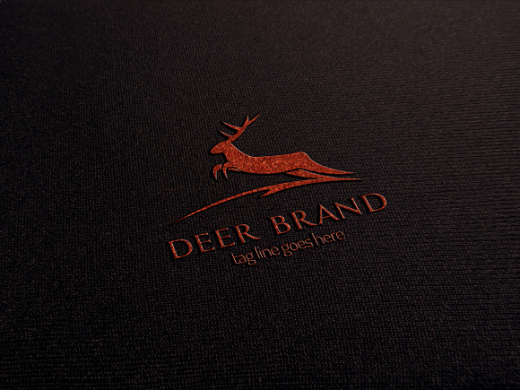 Deer Brand Logo Template in Logo Templates - product preview 6