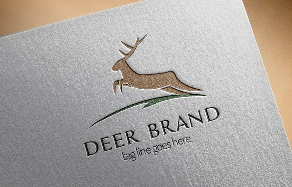 Deer Brand Logo Template in Logo Templates - product preview 7