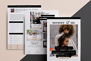 Blog Media Kit Template | 3 Pages