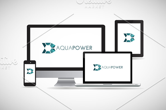 [68% off] Aqua Power - Logo Design in Logo Templates - product preview 2