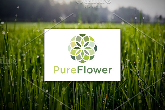 [68% off] Pure Flower - Logo Design in Logo Templates - product preview 1