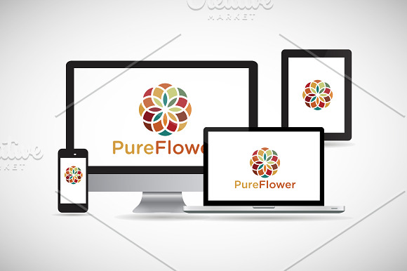 [68% off] Pure Flower - Logo Design in Logo Templates - product preview 4