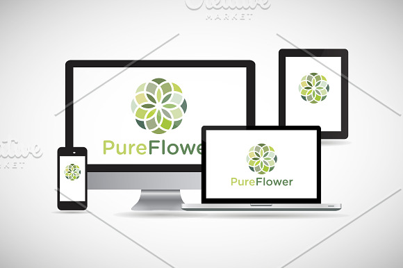 [68% off] Pure Flower - Logo Design in Logo Templates - product preview 5