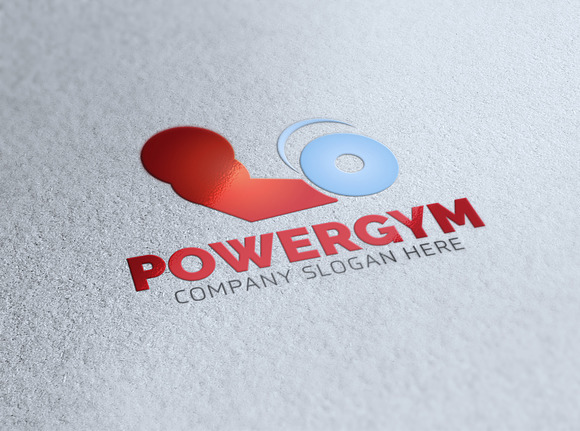 Power GYM Logo in Logo Templates - product preview 1