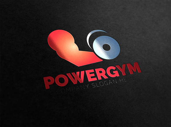 Power GYM Logo in Logo Templates - product preview 2