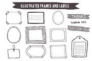 Hand Drawn Frames and Labels