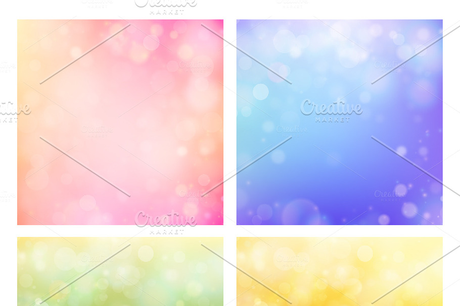 30 Bokeh Backgrounds Pack in Illustrations - product preview 8