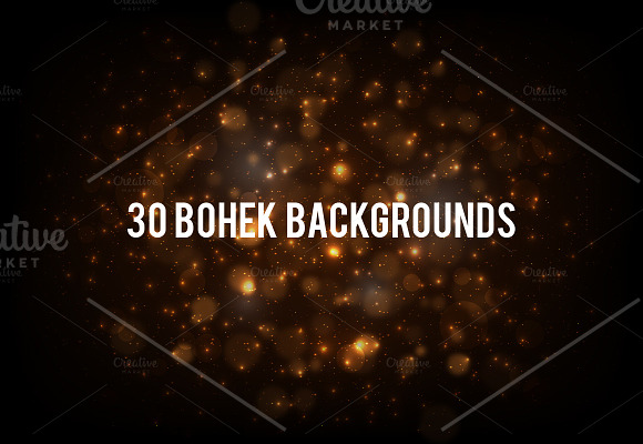 30 Bokeh Backgrounds Pack in Illustrations - product preview 1