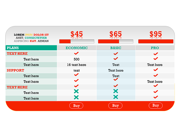 Pricing Tables 2 PowerPoint Template in PowerPoint Templates - product preview 5