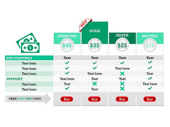Pricing Tables 2 PowerPoint Template in PowerPoint Templates - product preview 9