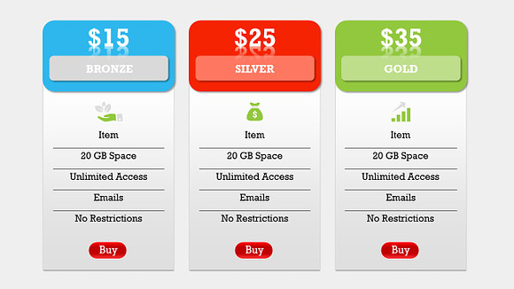 Pricing Tables 2 PowerPoint Template in PowerPoint Templates - product preview 17