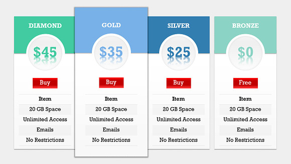 Pricing Tables 2 PowerPoint Template in PowerPoint Templates - product preview 18