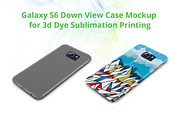 Galaxy S6 3d Case Down Mock-up
