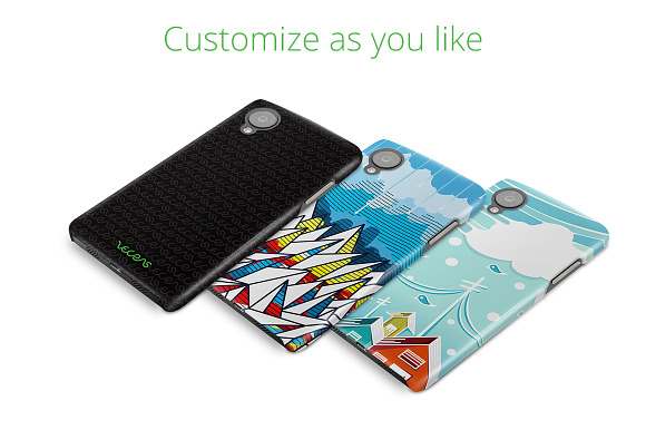 Nexus 5 3d Case Down Mock-up in Product Mockups - product preview 1