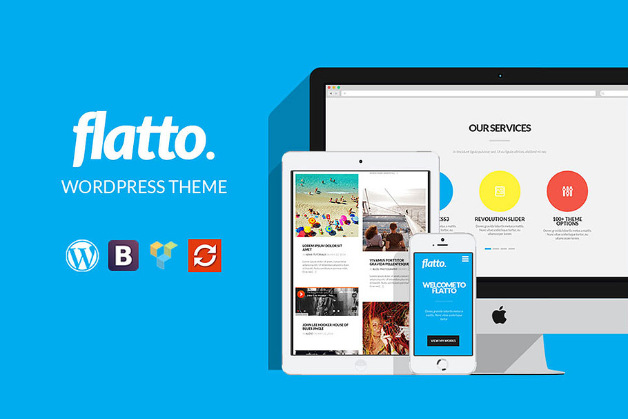 Flatto - Creative WordPress theme