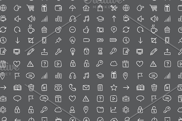 80 UI icons in UI Icons - product preview 4