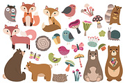 Woodland Spring 29 pc Vector & PNG