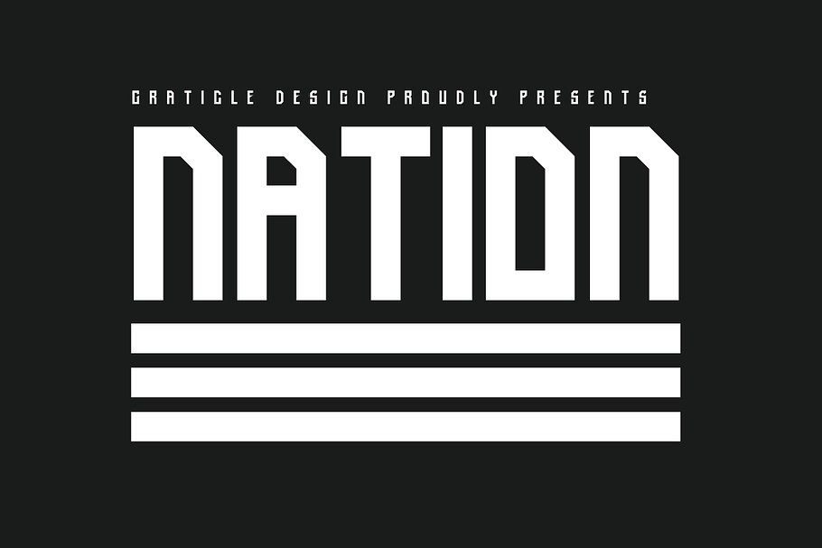 NATION in Display Fonts - product preview 8