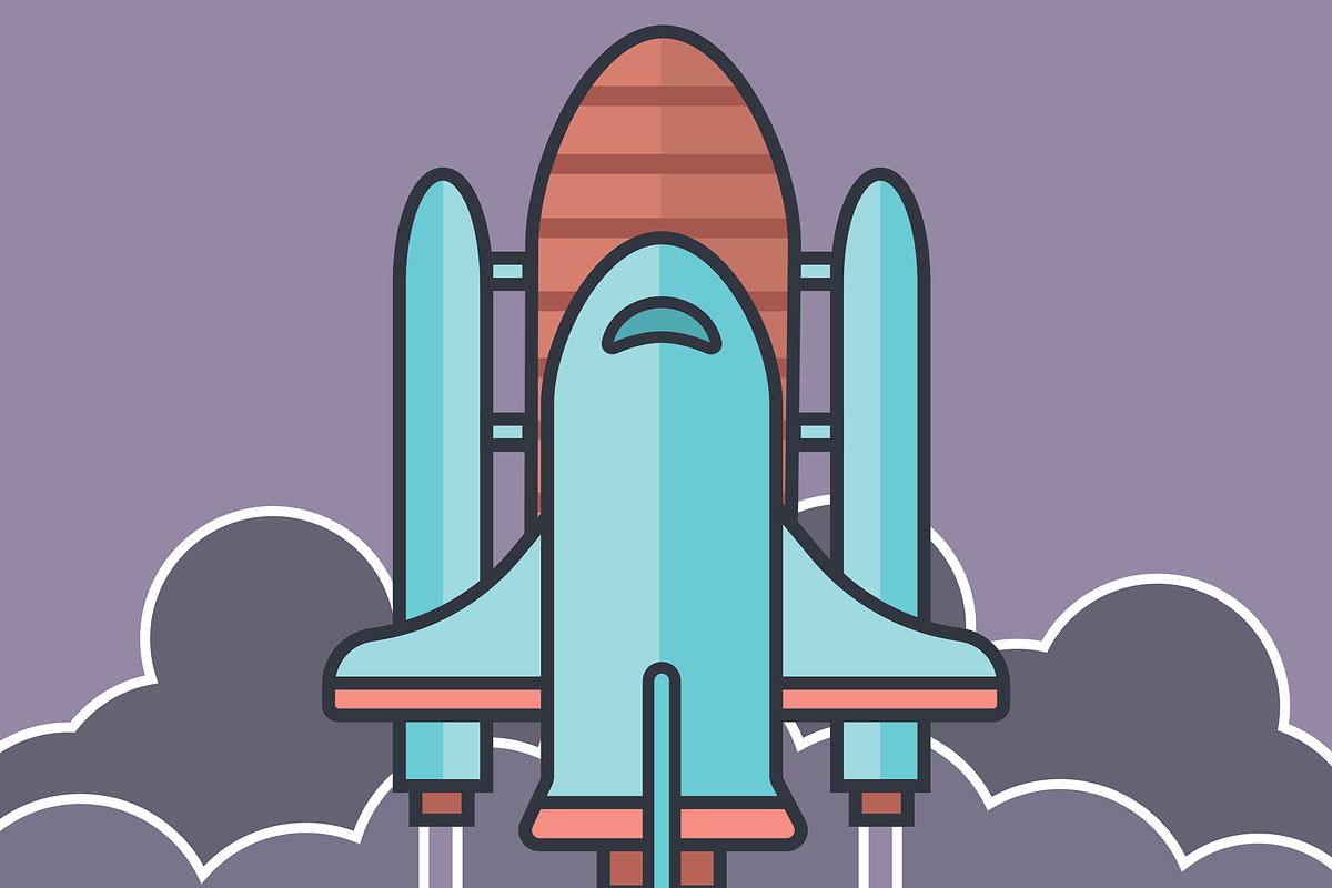 Rocket Ship in Illustrations - product preview 8