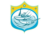 Blue Marlin charter Fishing Boat Ret