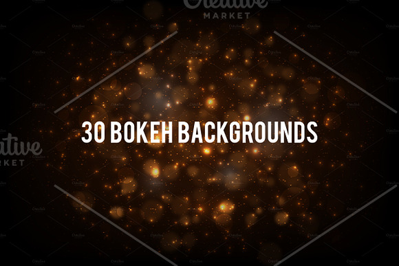 30 Bokeh Backgrounds Pack in Illustrations - product preview 2