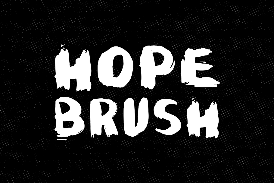 Hope Brush in Display Fonts - product preview 8