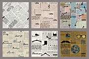 Imitation of newspapers texture.