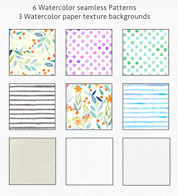 Watercolor Botanical DIY pack in Illustrations - product preview 3
