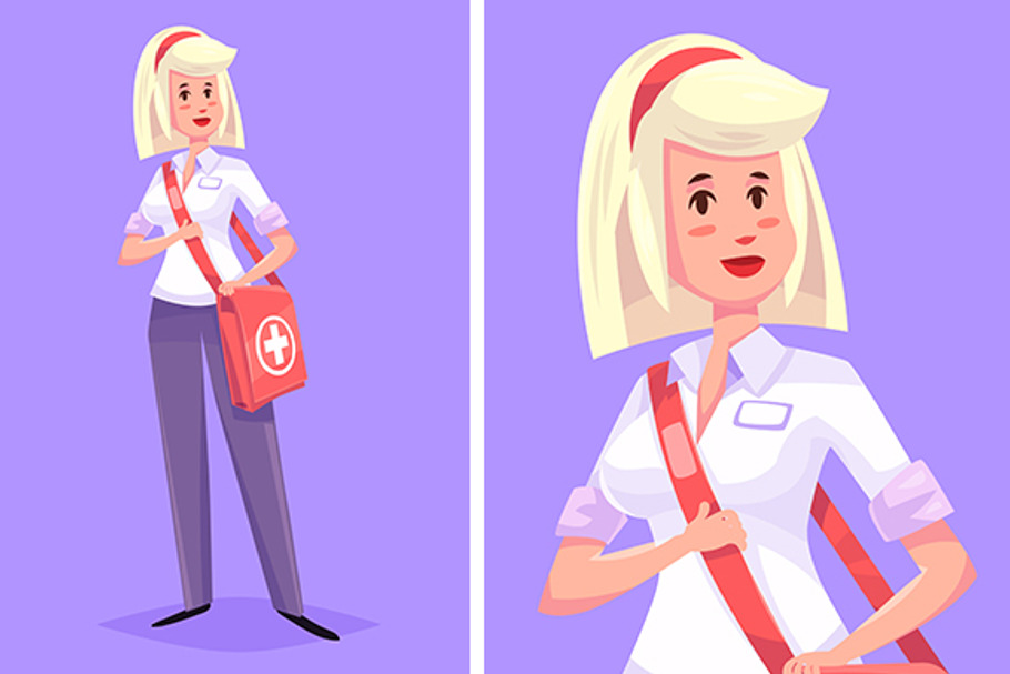 Vector illustration of medic in Illustrations - product preview 8