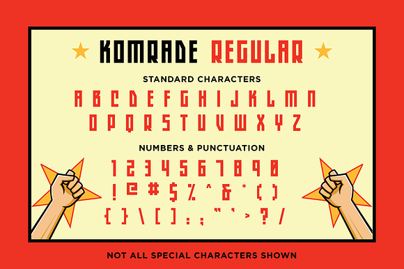 Komrade Font in Display Fonts - product preview 1
